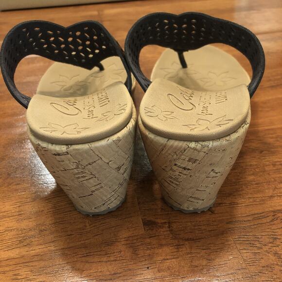 NEW Skechers Cali Beverlee - Pier Stroll Sandals Thongs Flip Flops Black Size 10 - Picture 4 of 11